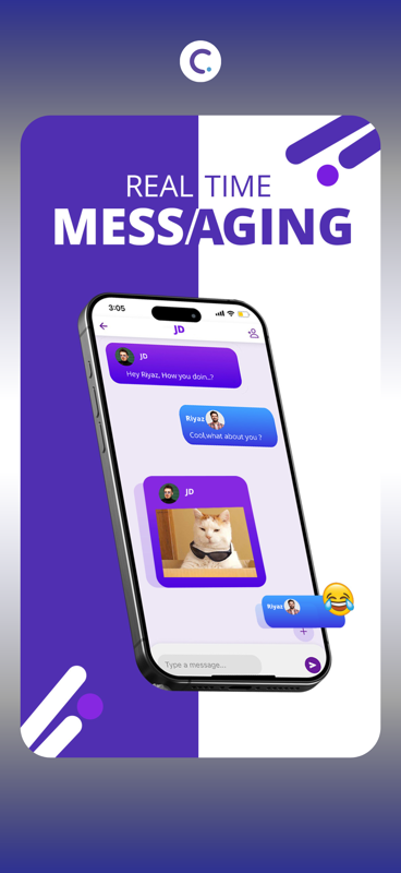 Clickilink messaging screen